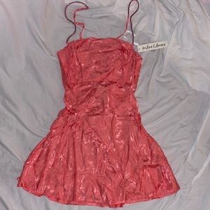 for Love & Lemons Pink/Coral Mini Dress